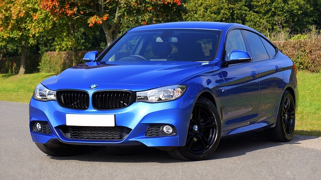 modré BMW